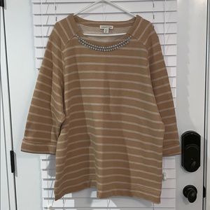 Coldwater Creek 3/4 Sleeve Top
